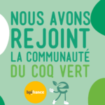 Nous rejoignons la communauté Coq Vert de BPI France 🌱